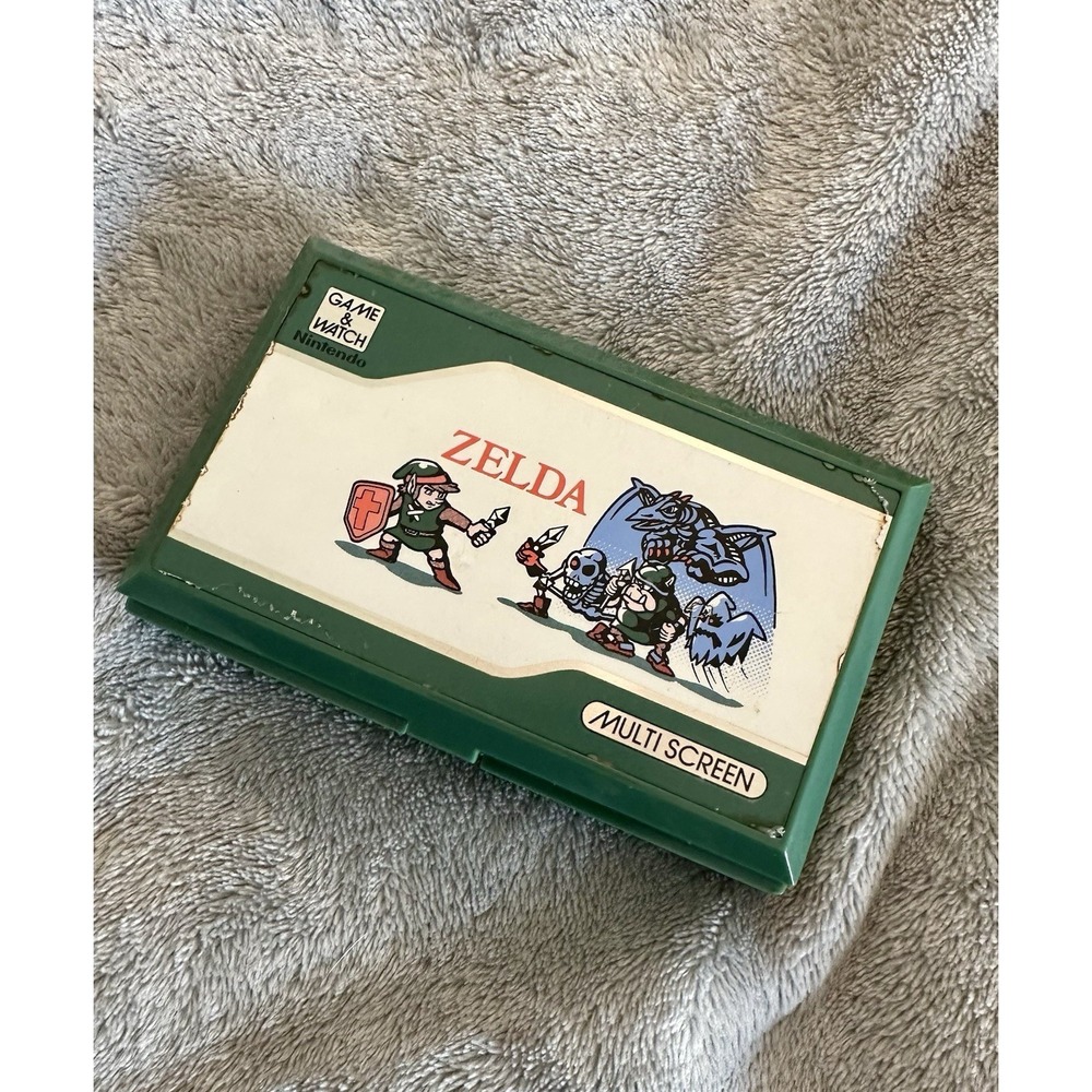 Vintage Zelda Nintendo Multi Screen Game & Watch 1989 ZL-65 Tested Works Japan